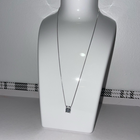 BRAND NEW S925 SILVER STERLING 1ct MOISSANITE DIAMOND NECKLACE‼️ - Picture 4 of 16